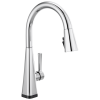 DELTA Lenta Single-Handle Pull-Down Kitchen Faucet with Touch2O Technology — Chrome