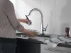 DELTA Lenta Single-Handle Pull-Down Kitchen Faucet with Touch2O Technology — Chrome
