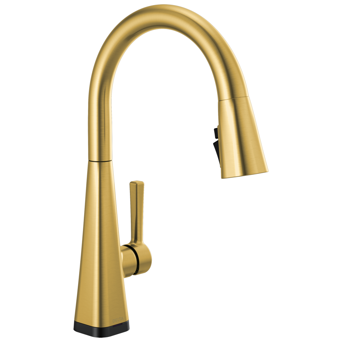 DELTA Lenta Single-Handle Pull-Down Kitchen Faucet with Touch2O Technology — Brushed Gold