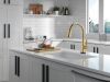 DELTA Lenta Single-Handle Pull-Down Kitchen Faucet with Touch2O Technology — Brushed Gold