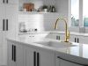 DELTA Lenta Single-Handle Pull-Down Kitchen Faucet with Touch2O Technology — Brushed Gold