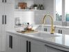 DELTA Lenta Single-Handle Pull-Down Kitchen Faucet with Touch2O Technology — Brushed Gold