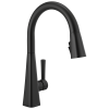 DELTA Lenta Single-Handle Pull-Down Kitchen Faucet — Matte Black