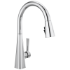 DELTA Lenta Single-Handle Pull-Down Kitchen Faucet — Chrome
