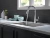DELTA Lenta Single-Handle Pull-Down Kitchen Faucet — Chrome
