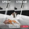 DELTA Lenta Single-Handle Pull-Down Kitchen Faucet — Spotshield Stainless