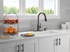 DELTA Hazelwood Single Handle Pull-Down Kitchen Faucet with Soap Dispenser and ShieldSpray Technology — Venetian Bronze