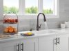 DELTA Hazelwood Single Handle Pull-Down Kitchen Faucet with Soap Dispenser and ShieldSpray Technology — Venetian Bronze