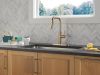 DELTA Nicoli Single Handle Pull-Down Kitchen Faucet — Champagne Bronze
