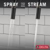 DELTA Nicoli Single Handle Pull-Down Kitchen Faucet — Matte Black / Champagne Bronze