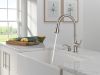 DELTA Capertee Single Handle Pull-Down Kitchen Faucet with Soap Dispenser and ShieldSpray Technology — Spotshield Stainless