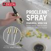 DELTA Renaldi Two Handle Pull-Down Bridge Kitchen Faucet — Lumicoat® Polished Nickel