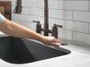 DELTA Broderick Two Handle Pull-Down Bridge Kitchen Faucet — Venetian Bronze