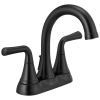 DELTA Kayra Two Handle Centerset Bathroom Faucet — Matte Black