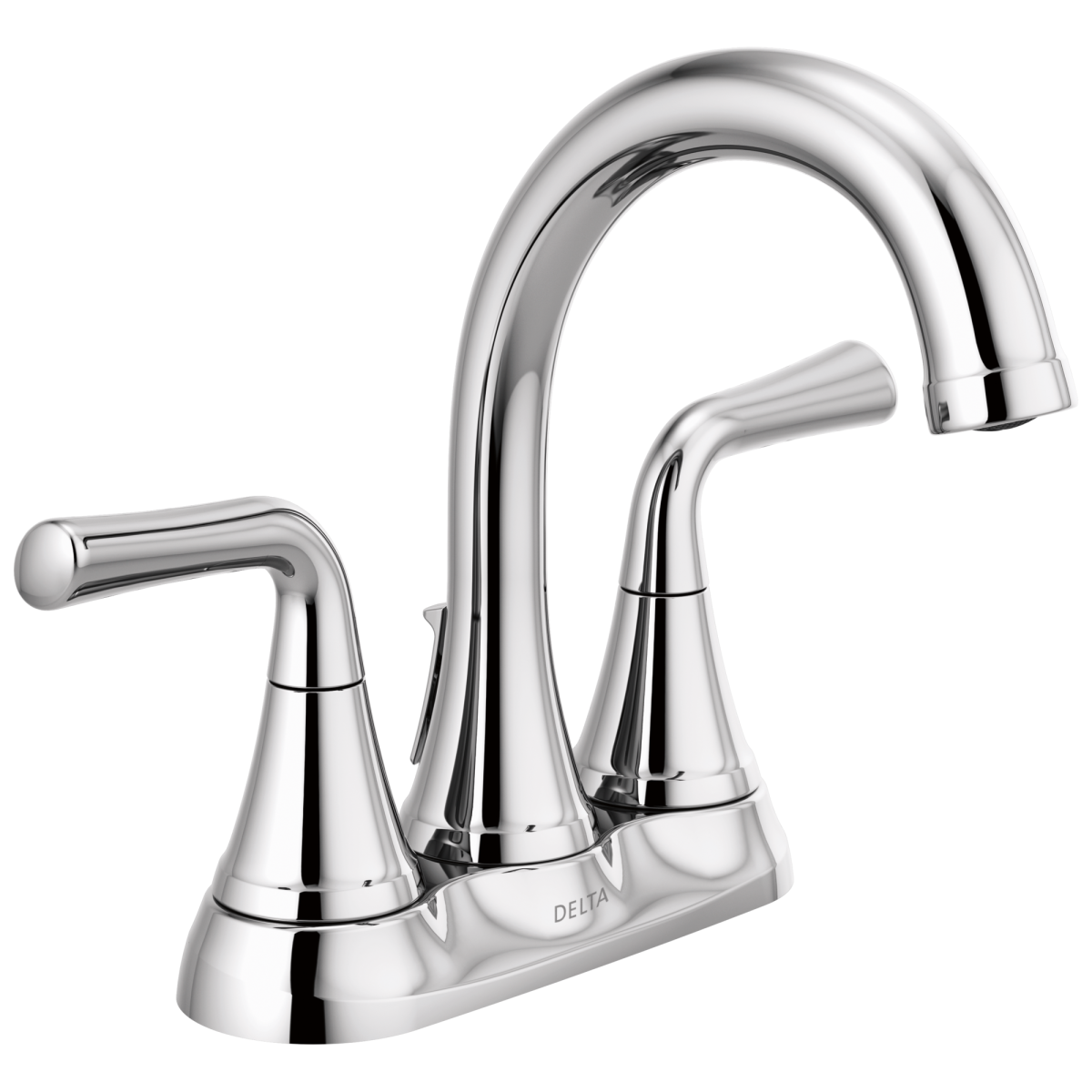 DELTA Kayra Two Handle Centerset Bathroom Faucet — Chrome