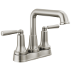 DELTA Saylor Two Handle Centerset Bathroom Faucet — Stainless