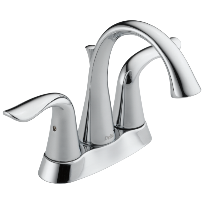 DELTA Lahara Two Handle Centerset Bathroom Faucet — Chrome