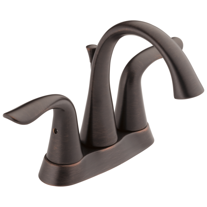DELTA Lahara Two Handle Centerset Bathroom Faucet — Venetian Bronze