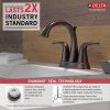DELTA Lahara Two Handle Centerset Bathroom Faucet — Venetian Bronze