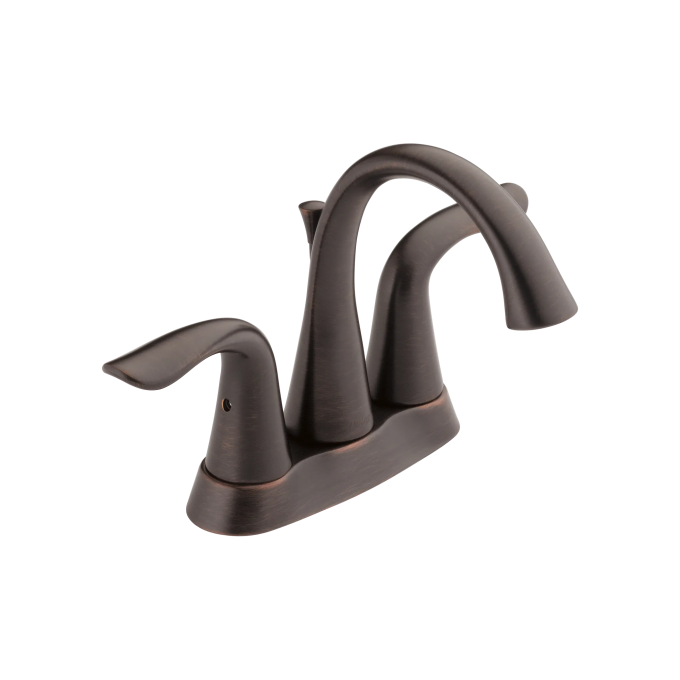DELTA Lahara Two Handle Tract-Pack Centerset Bathroom Faucet — Venetian Bronze