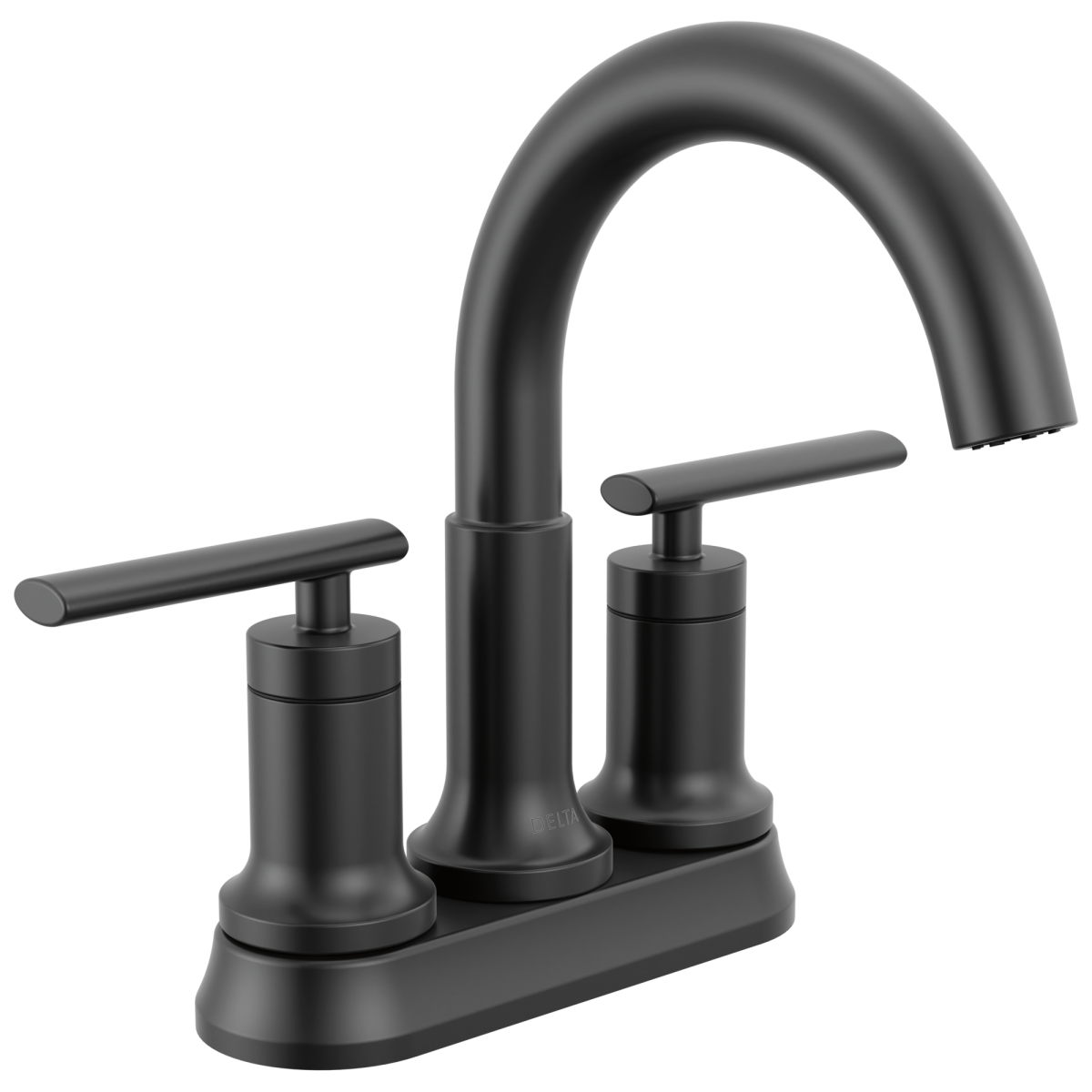 DELTA Altado Two Handle Tract-Pack Centerset Bathroom Faucet — Matte Black
