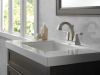 DELTA Dryden Two Handle Centerset Bathroom Faucet — Stainless