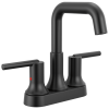 DELTA Trinsic Centerset Bathroom Faucet — Matte Black