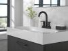 DELTA Trinsic Two Handle Centerset Bathroom Faucet — Matte Black