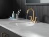 DELTA Trinsic Two Handle Centerset Bathroom Faucet — Champagne Bronze
