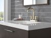 DELTA Trinsic Centerset Bathroom Faucet — Polished Nickel