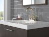 DELTA Trinsic Centerset Bathroom Faucet — Polished Nickel