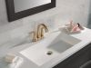 DELTA Lineax Two Handle Centerset Bathroom Faucet — Champagne Bronze