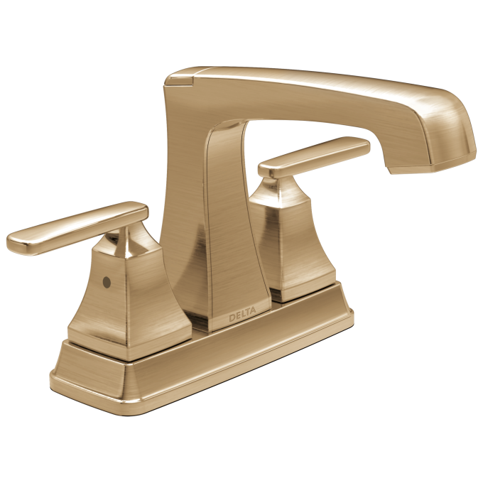 DELTA Ashlyn Two Handle Tract-Pack Centerset Bathroom Faucet — Champagne Bronze