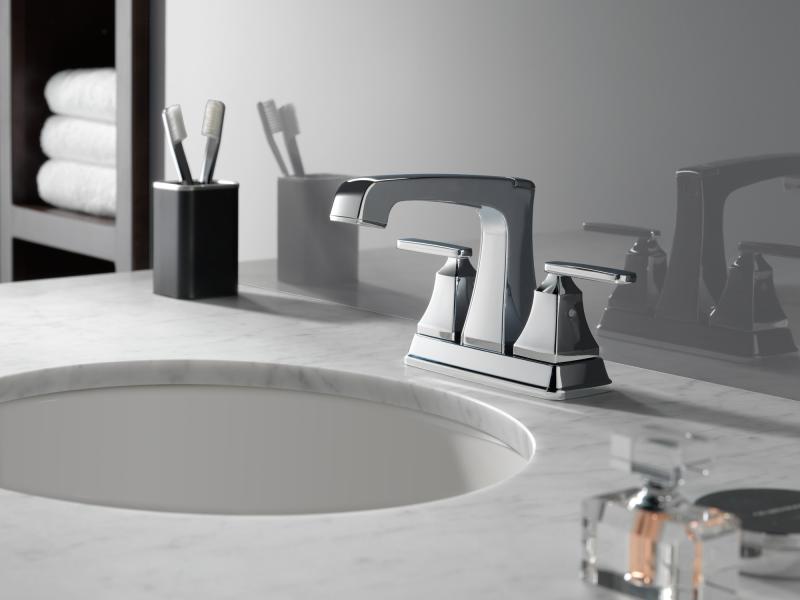 DELTA Ashlyn Two Handle Centerset Bathroom Faucet — Chrome