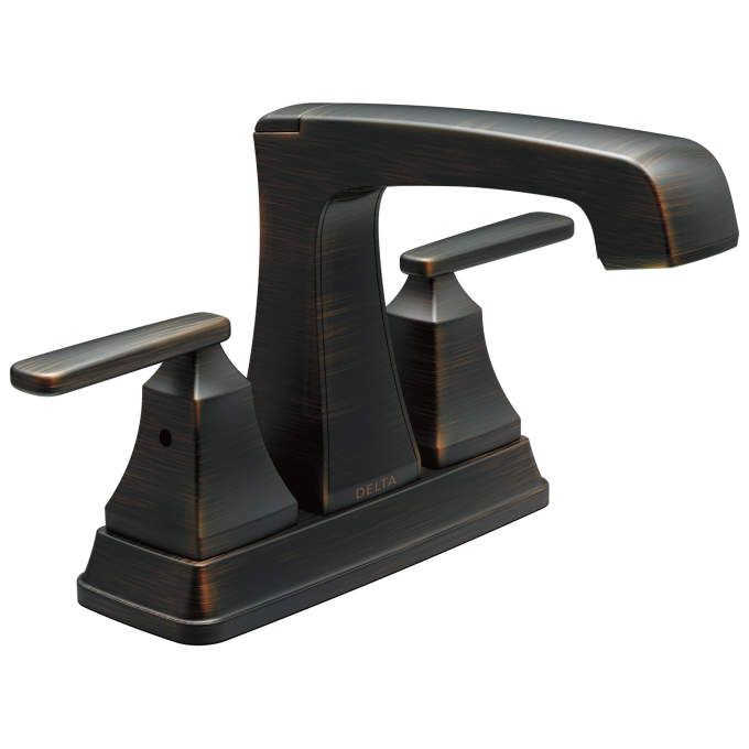 DELTA Ashlyn Two Handle Tract-Pack Centerset Bathroom Faucet — Venetian Bronze