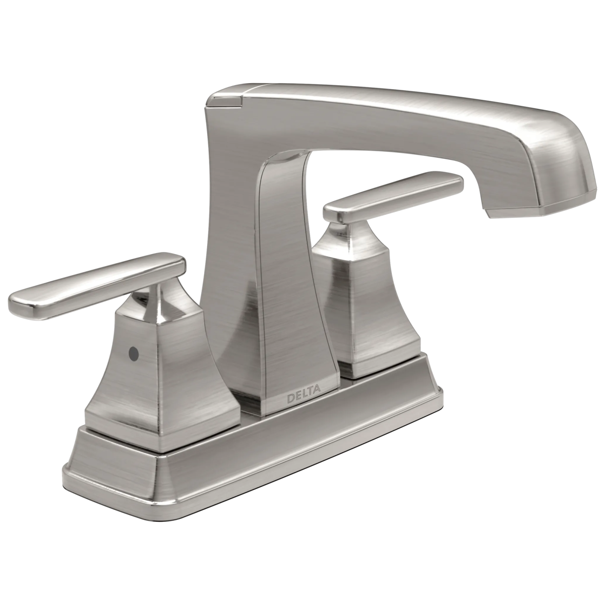 DELTA Ashlyn Two Handle Centerset Bathroom Faucet — Stainless