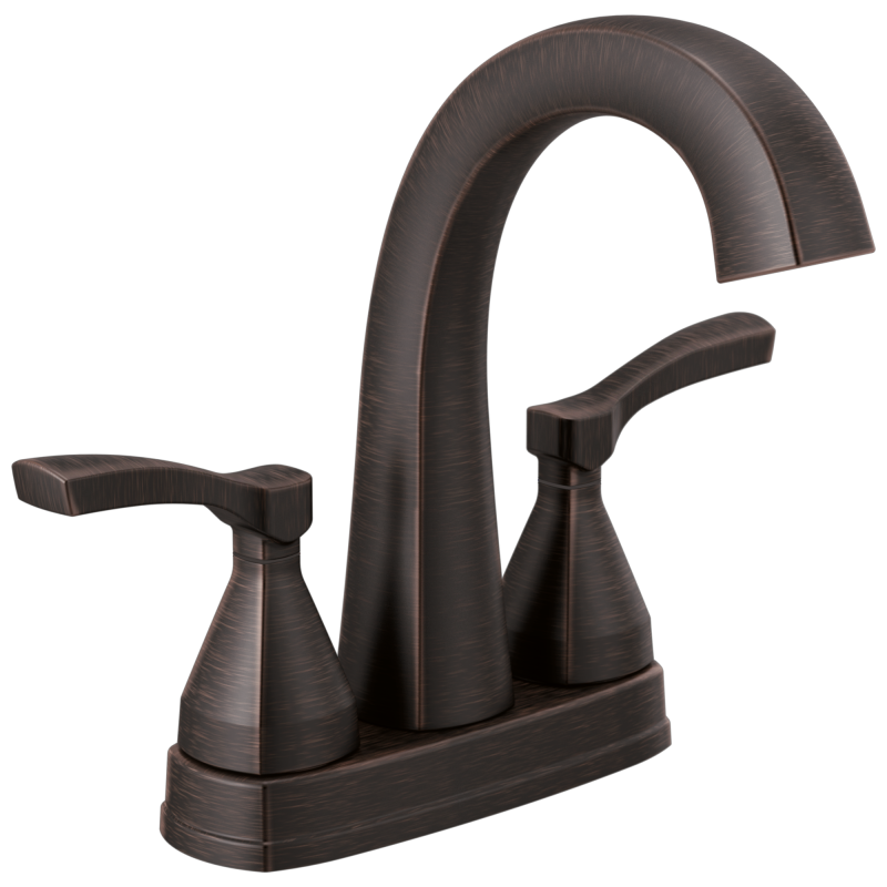 DELTA Stryke Two Handle Centerset Bathroom Faucet — Venetian Bronze