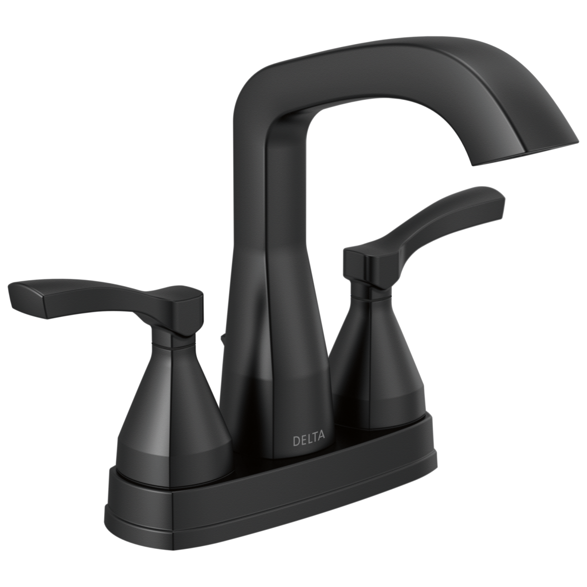 DELTA Stryke Centerset Faucet — Matte Black