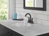 DELTA Archdale Two Handle Centerset Bathroom Faucet — Matte Black
