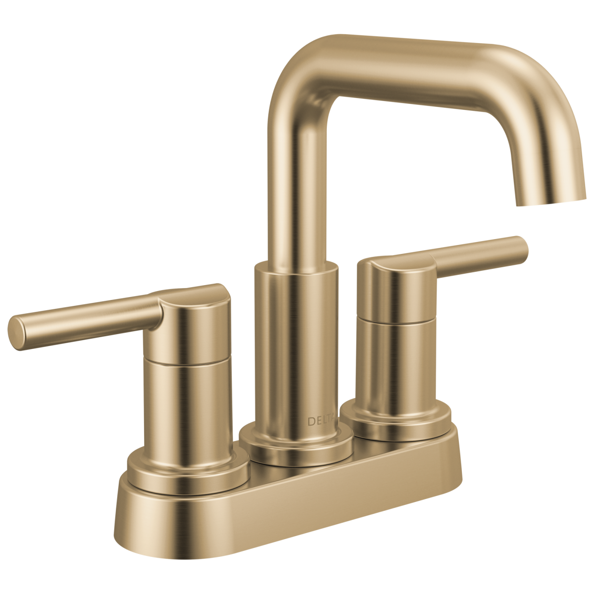 DELTA Nicoli Two Handle Centerset Bathroom Faucet — Champagne Bronze
