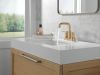 DELTA Nicoli Two Handle Centerset Bathroom Faucet — Champagne Bronze