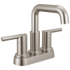DELTA Nicoli Two Handle Centerset Bathroom Faucet — Stainless