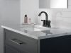 DELTA Albion  Two Handle Centerset Bathroom Faucet — Matte Black
