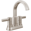 DELTA Albion  Two Handle Centerset Bathroom Faucet — Spotshield Brushed Nickel