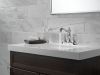 DELTA Cassidy Two Handle Centerset Bathroom Faucet - Metal Pop-Up — Chrome