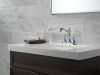 DELTA Cassidy Two Handle Centerset Bathroom Faucet - Metal Pop-Up — Chrome