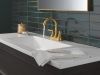 DELTA Roe Two Handle Centerset Bathroom Faucet — Brushed Gold