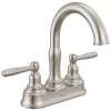 DELTA Roe Two Handle Centerset Bathroom Faucet — Stainless