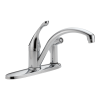 DELTA Collins Single Handle Kitchen Faucet with Integral Spray — Chrome