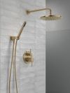 DELTA Modern Monitor 14 Series Shower with Raincan, Hand Shower & Rough Valve — Champagne Bronze